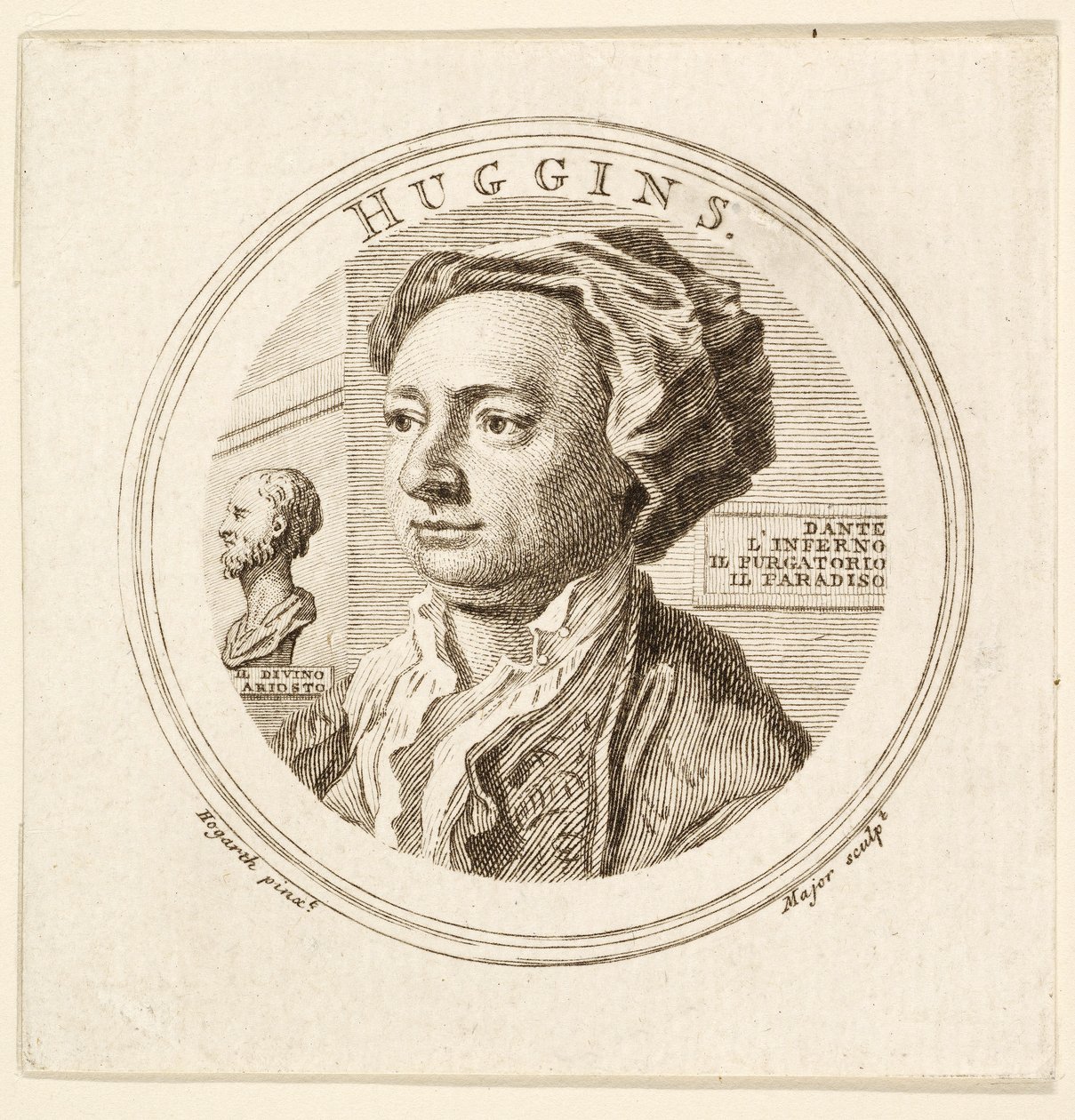 Portrait of William Huggins by William (after) Hogarth