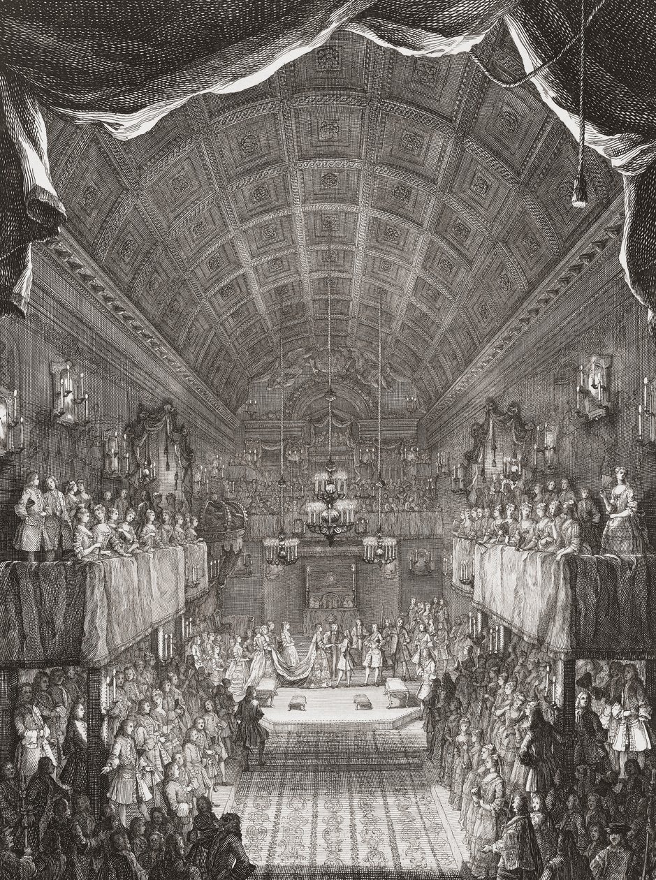 Marriage, Anna, Princess Royal and William IV, Prince of Orange by William (after) Kent