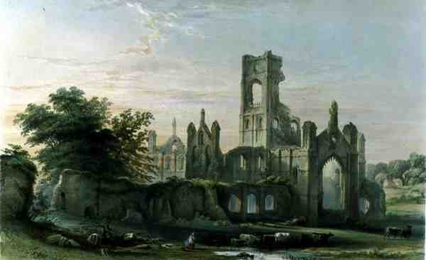 Kirkstall Abbey from the South East, from 
