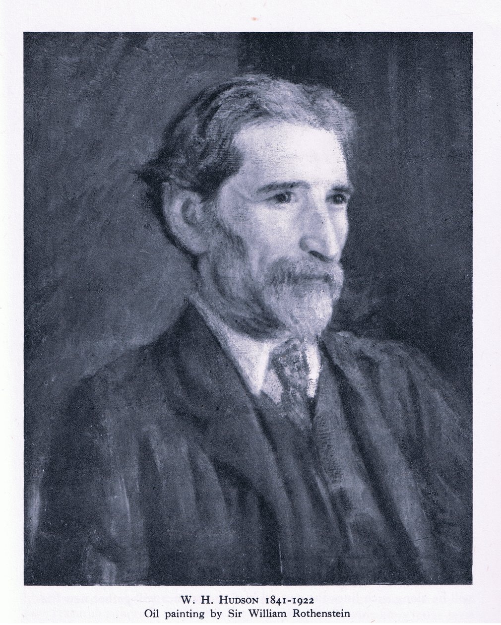 Portrait of W. H. Hudson by William (after) Rothenstein