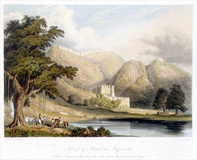 The Fortress of Bowrie in Rajpootana, Drawn by Captain Charles Auber of the Quarter Master General
