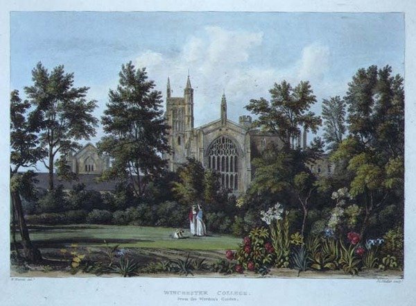 Winchester College from the Warden