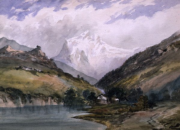 Wetterhorn, Bernese Oberland by William (circle of) Callow