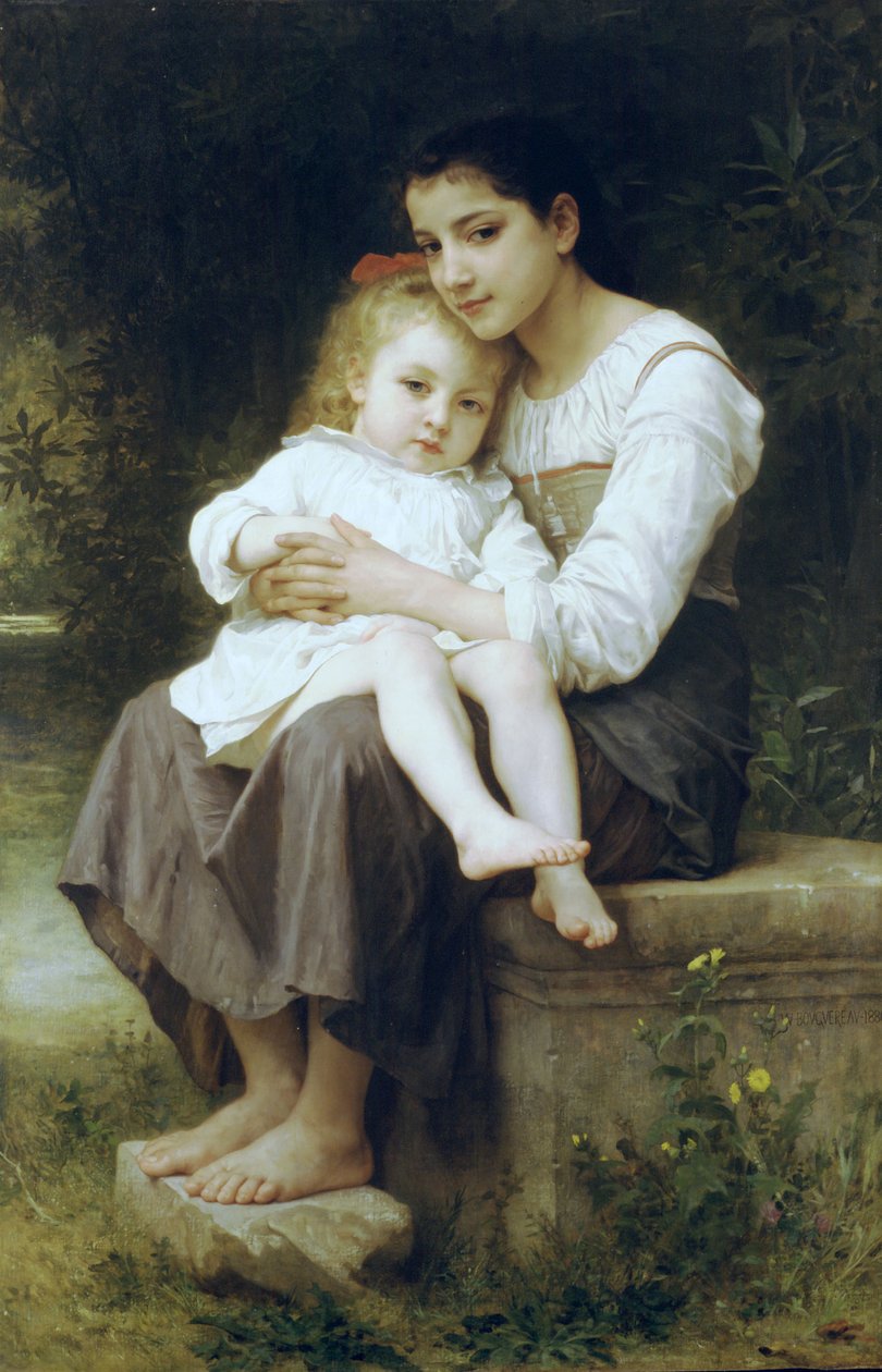 Big Sister by William Adolphe Bouguereau