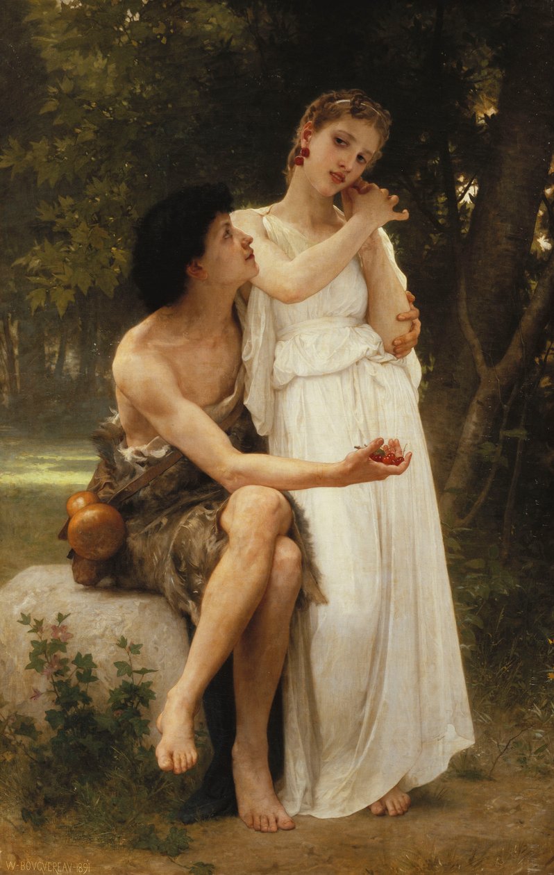 First Jewellery by William-Adolphe Bouguereau