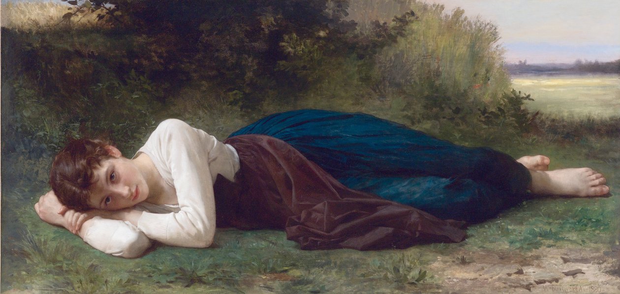 The Rest by William Adolphe Bouguereau
