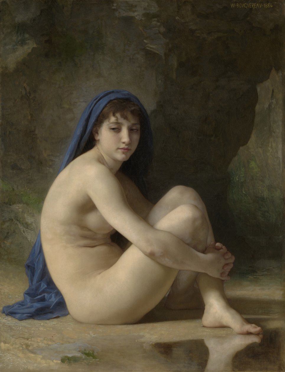 Seated Nude by William Adolphe Bouguereau