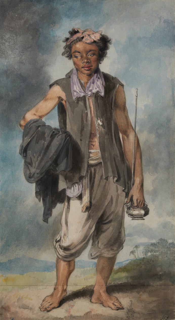 A Pipe-Bearer, Attendant on the Mandarin by William Alexander