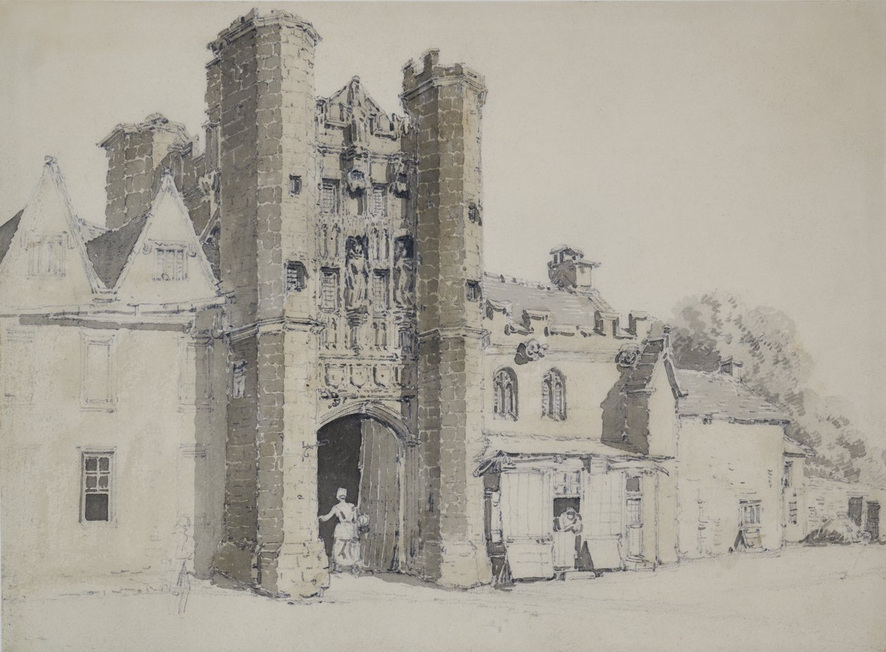 Bishops Palace, Wells Cathedral by William Alexander