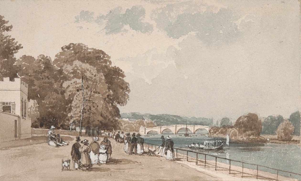 Richmond Bridge by William Alfred Delamotte