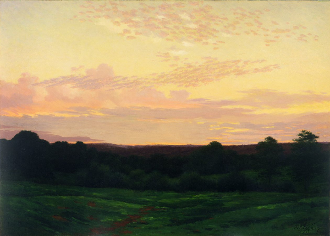 Evening, Somerset Valley, Pennsylvania by William Anderson Coffin
