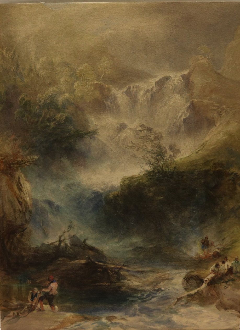 Torke Waterfall, Killarney, c.1860 by William Andrews Nesfield