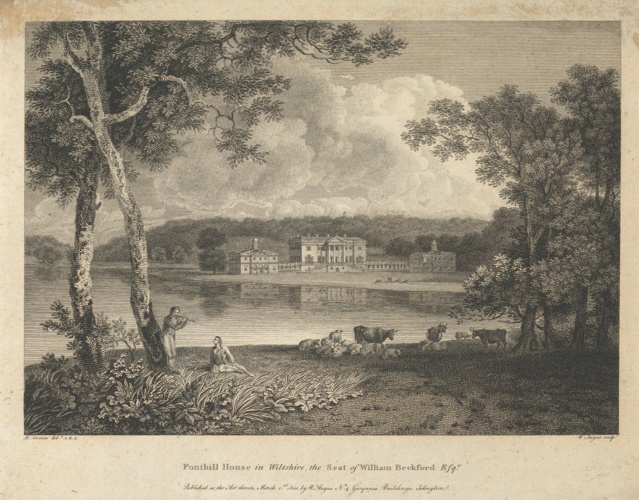 Fonthill House, Wiltshire by William Angus