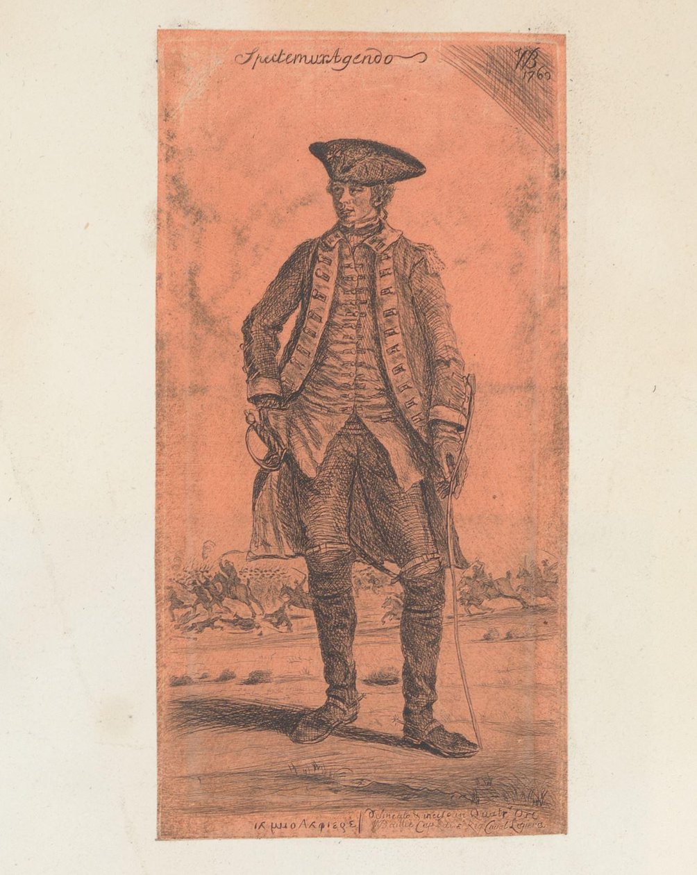 Portrait of Adjutant Daniel Brown by William Baillie