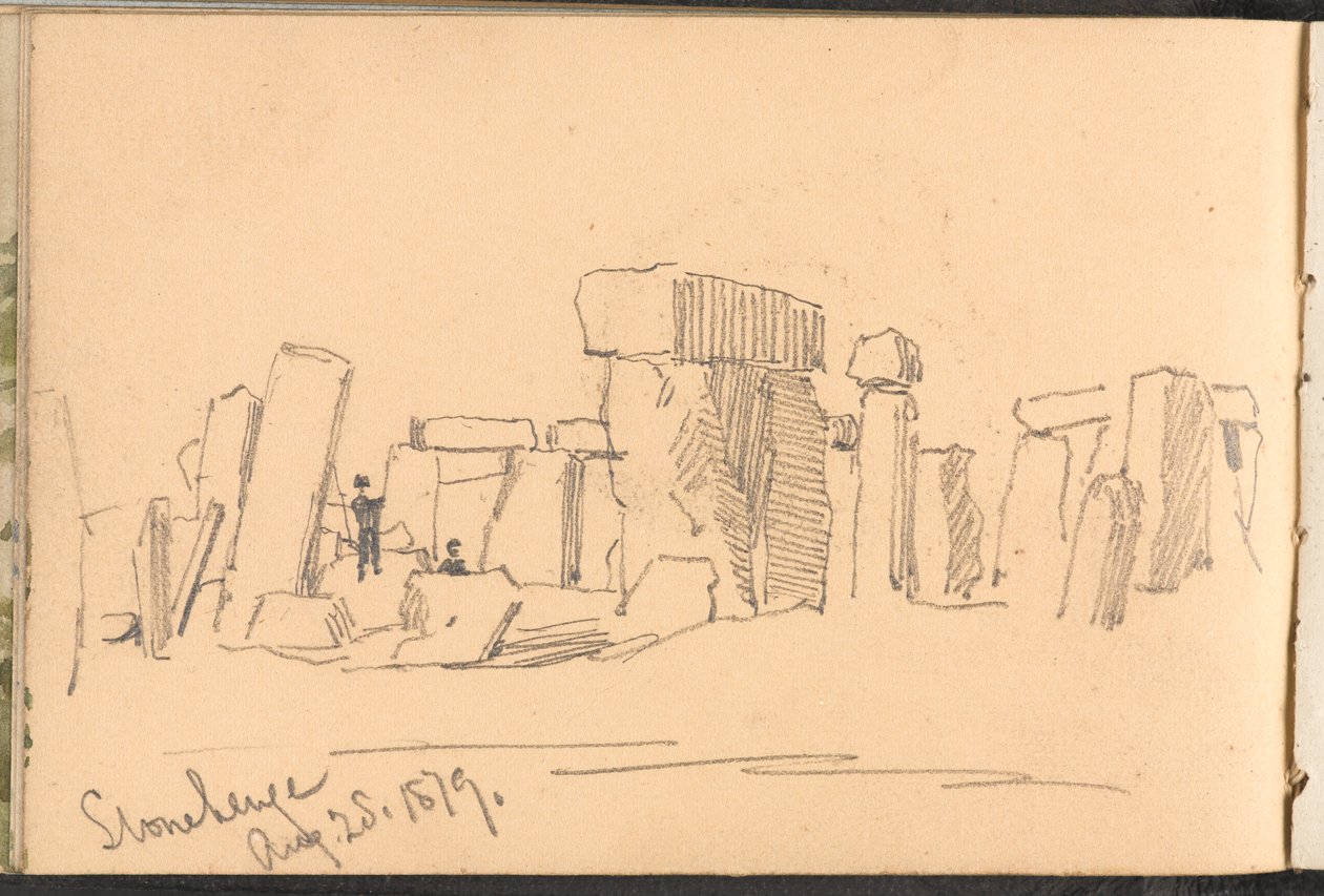Stonehenge, Aug 25, 1879 by William Barnes Wollen