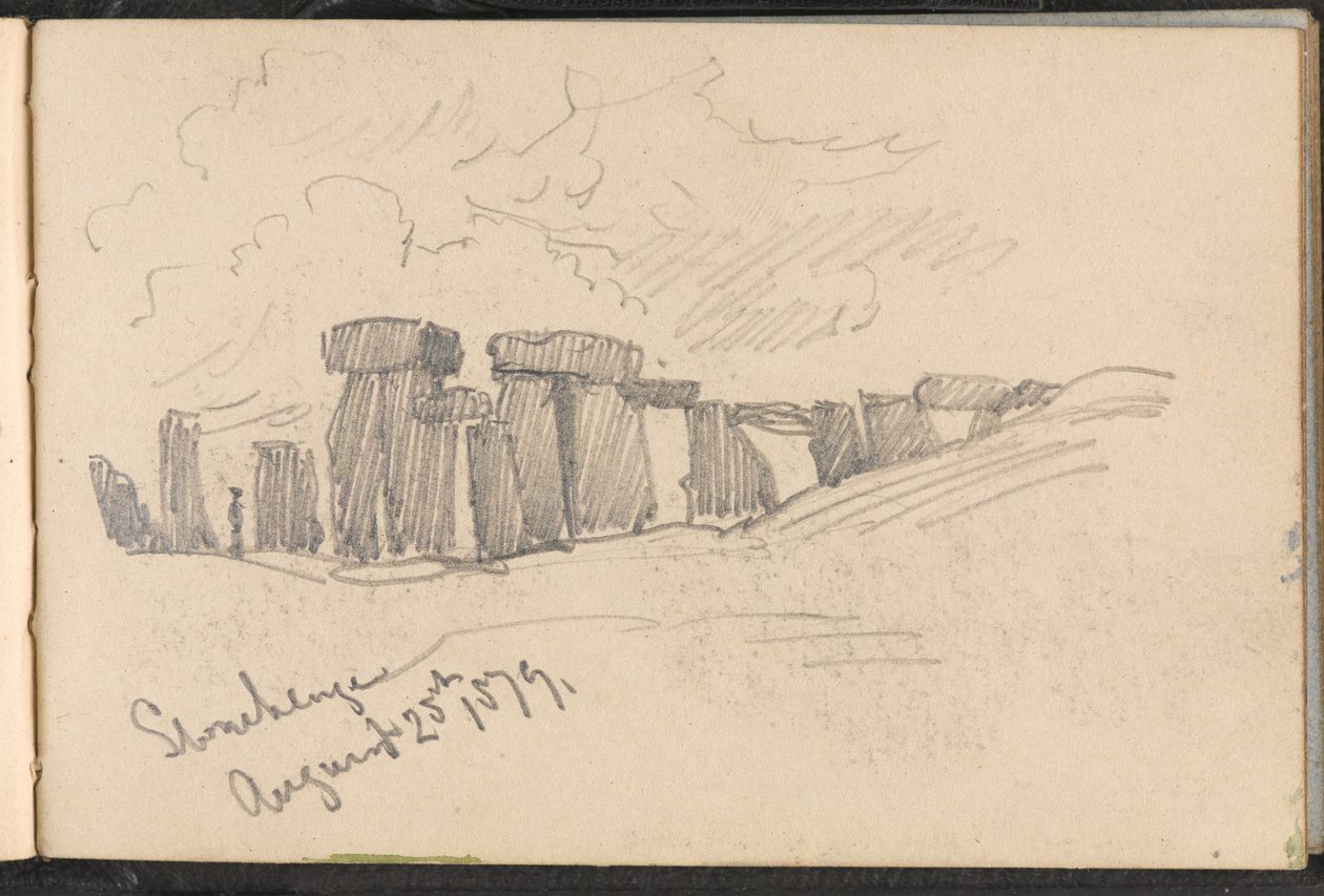 Stonehenge, August 25th 1879 by William Barnes Wollen
