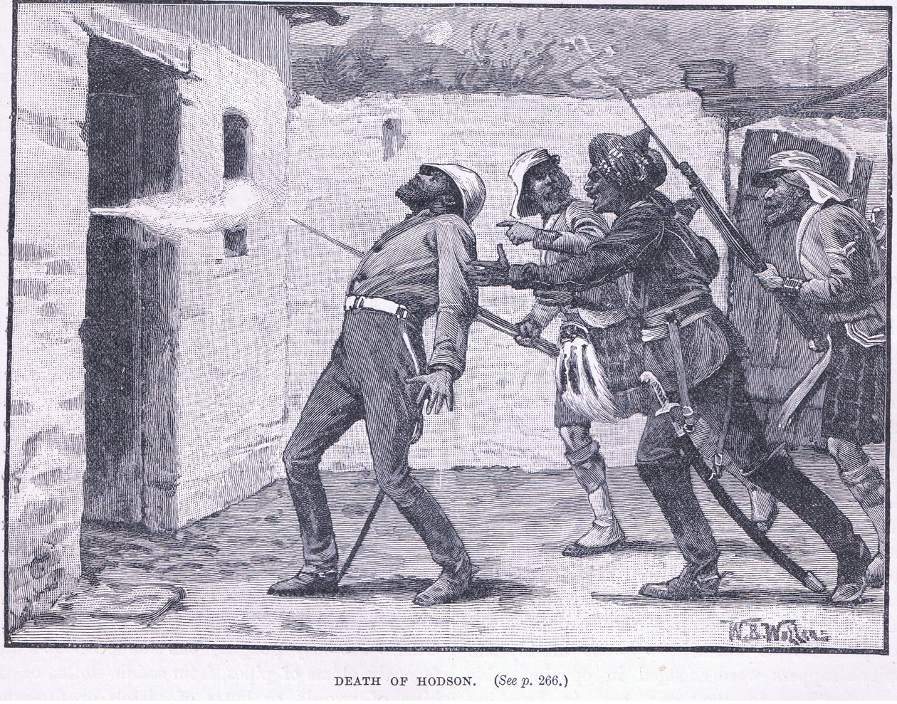 The death of Hodson by William Barnes Wollen
