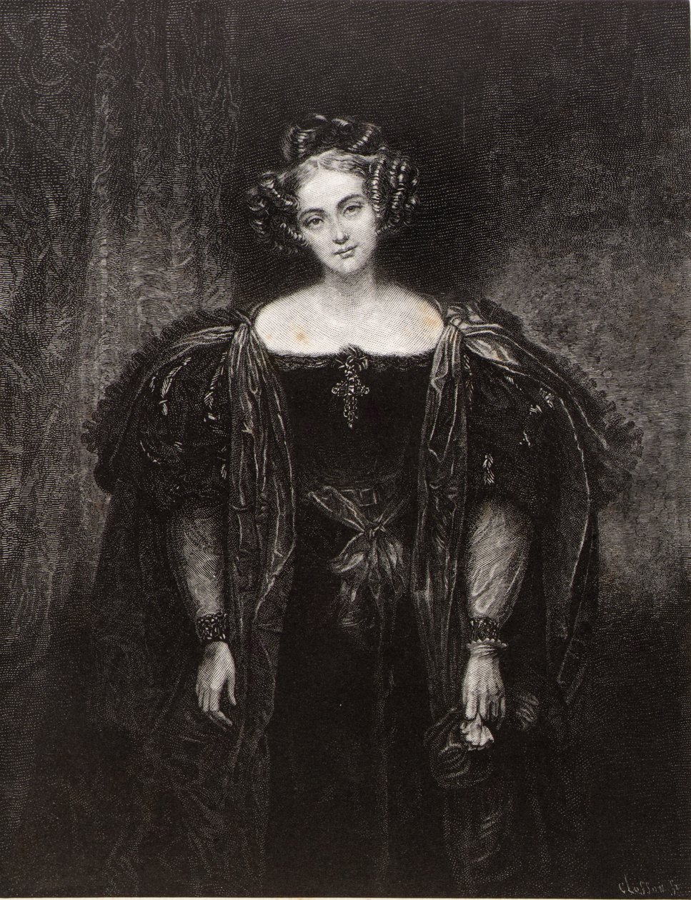 Miss Henrietta Sontag, As Donna Anna in Don Juan by William Baxter Closson