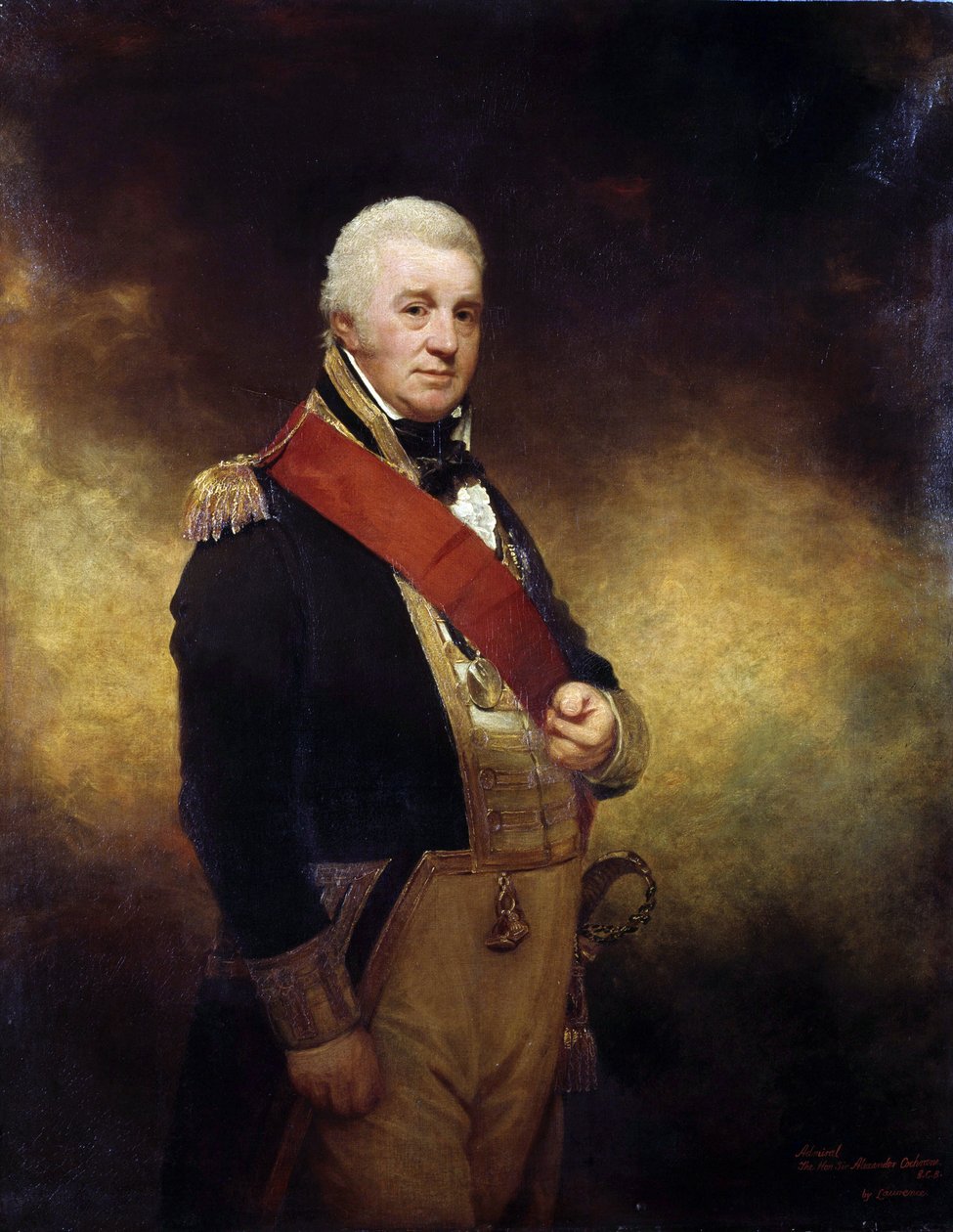 Portrait of Admiral Sir Alexander Cochrane (1758-1832) by William Beechey