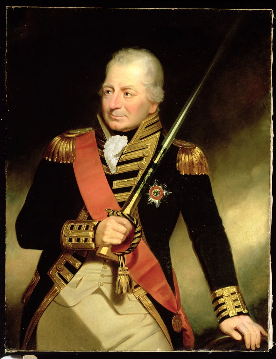 Portrait of John Jervis, First Earl of St. Vincent by William Beechey