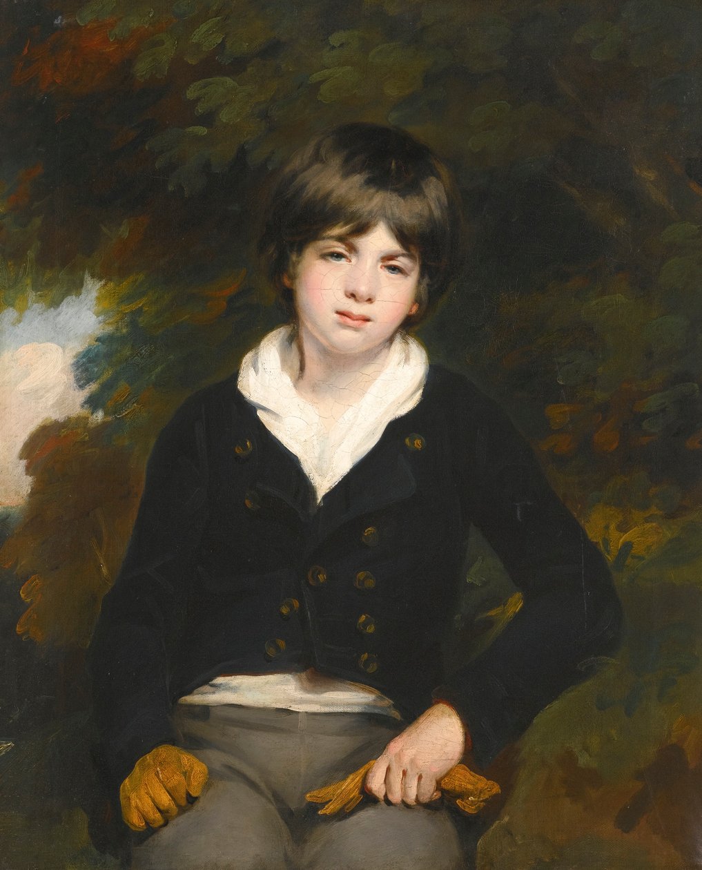 Portrait of a Boy, Said to be Master Barker by William Beechey