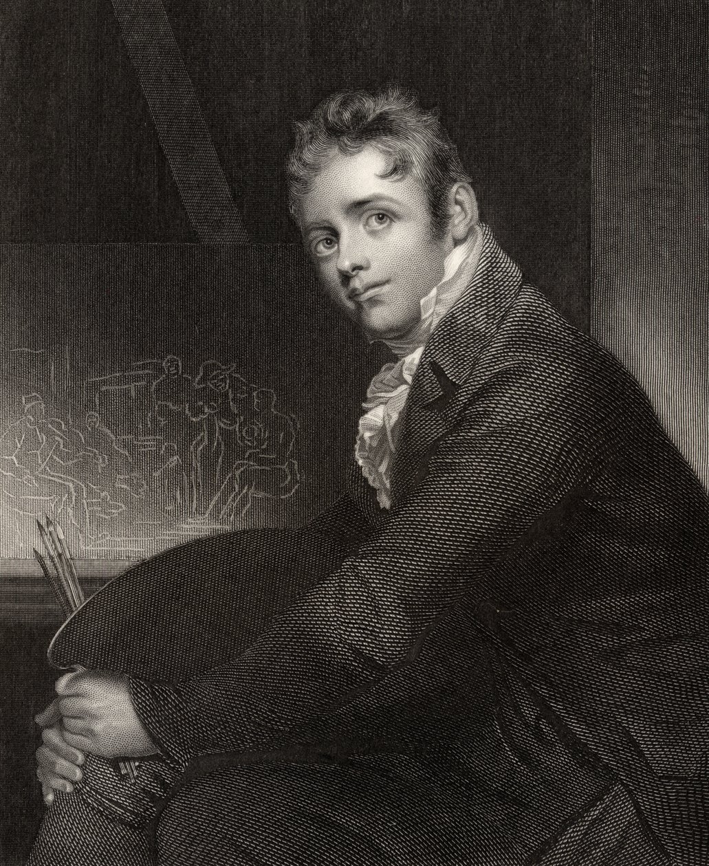 Sir David Wilkie, engraved by H. Robinson, from 