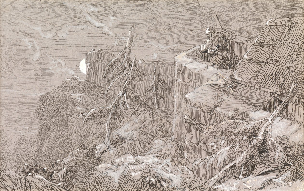Storming the Castle by William Bell Scott