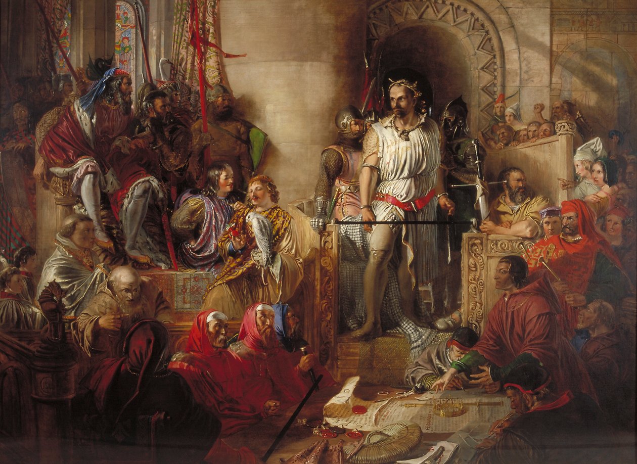 The trial of Sir William Wallace at Westminster by William Bell Scott