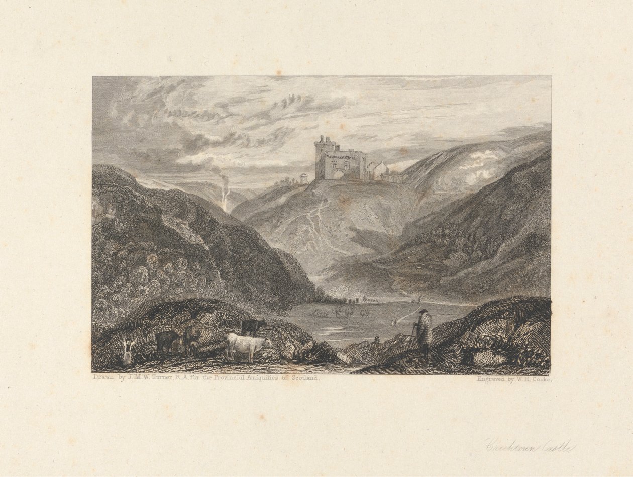 Crichton Castle by William Bernard Cooke