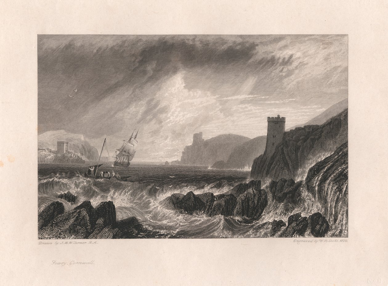 Fowey, Cornwall by William Bernard Cooke