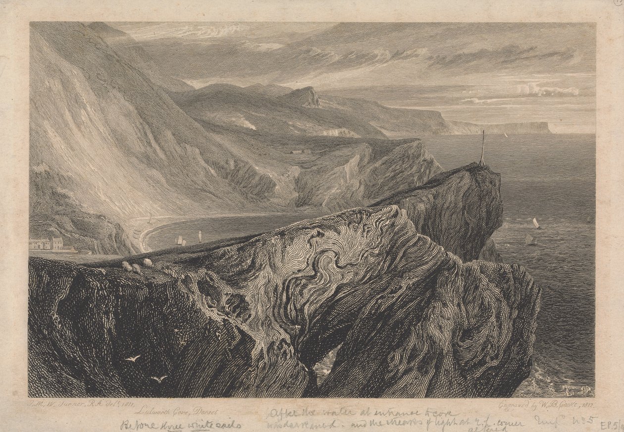 Lulworth Cove, Dorset by William Bernard Cooke