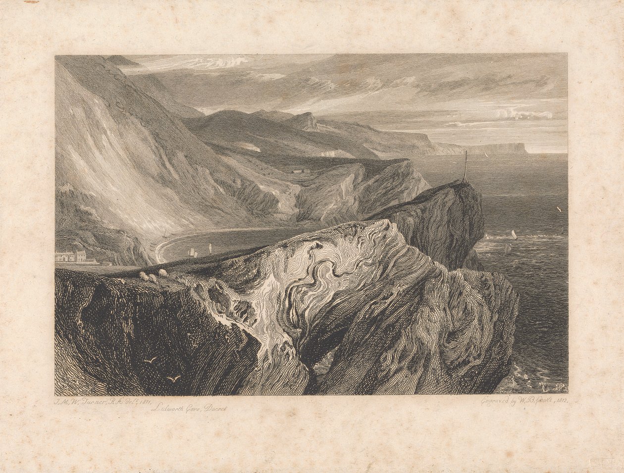 Lulworth Cove, Dorset by William Bernard Cooke