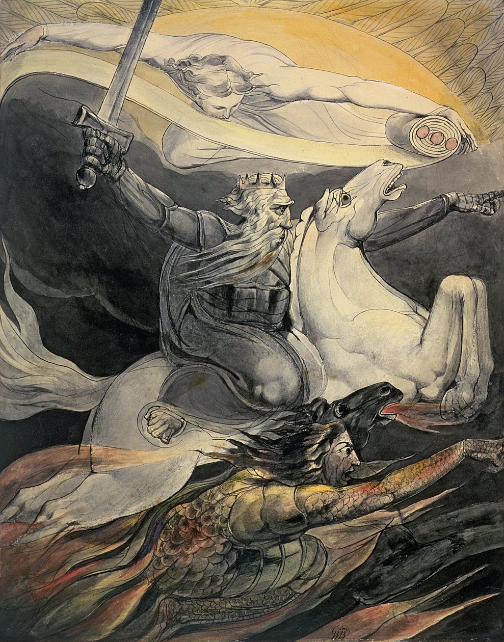 Death on a Pale Horse by William Blake