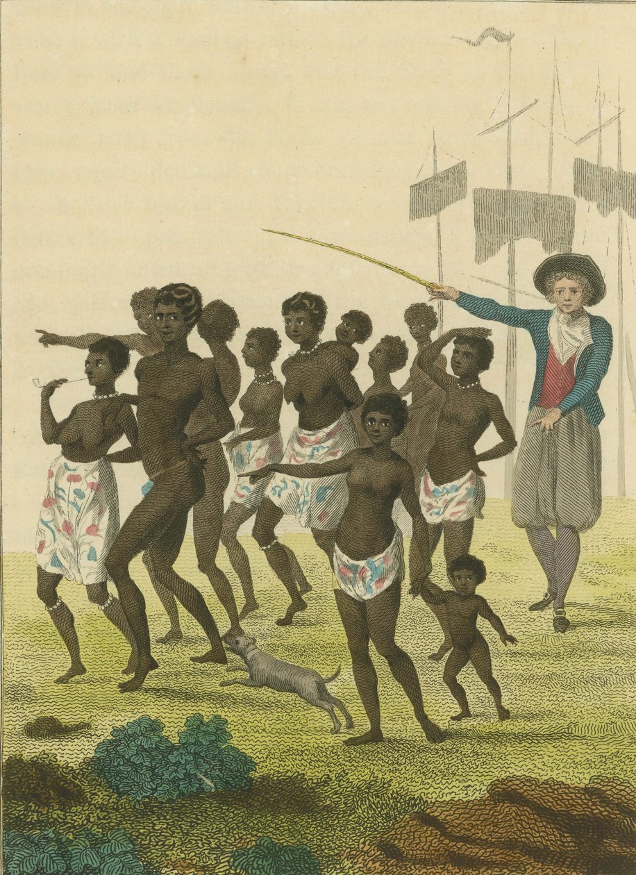 Group of Black People, as Imported to be Sold for Slaves, 1793 by William Blake