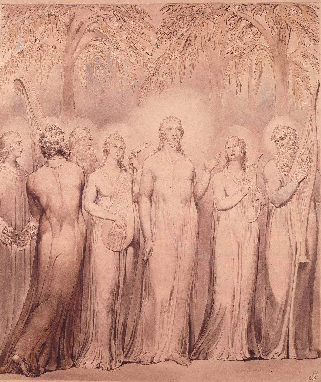 Hymn of Christ and the Apostles by William Blake