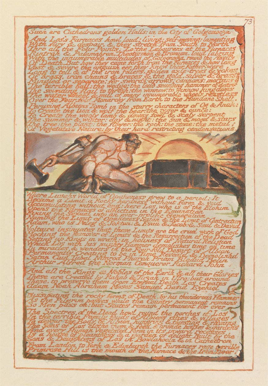 Jerusalem, Plate 73, Such are Cathedron