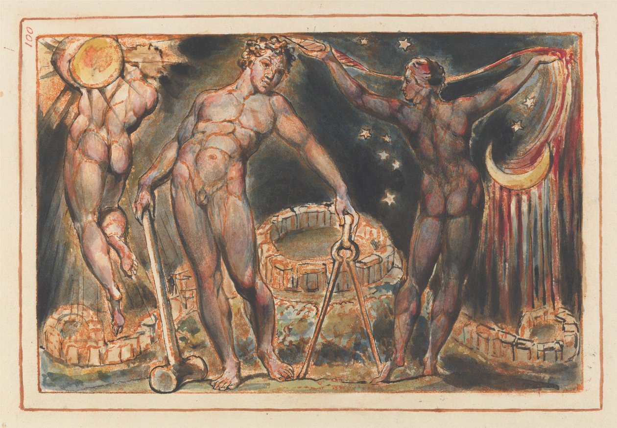 Jerusalem, Tailpiece (Plate 100) by William Blake