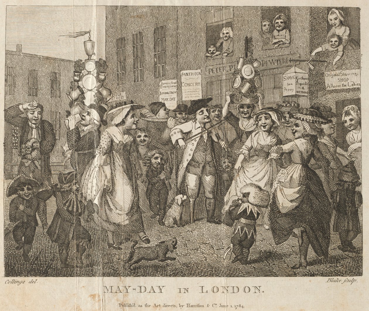 May-Day in London, 1784 by William Blake