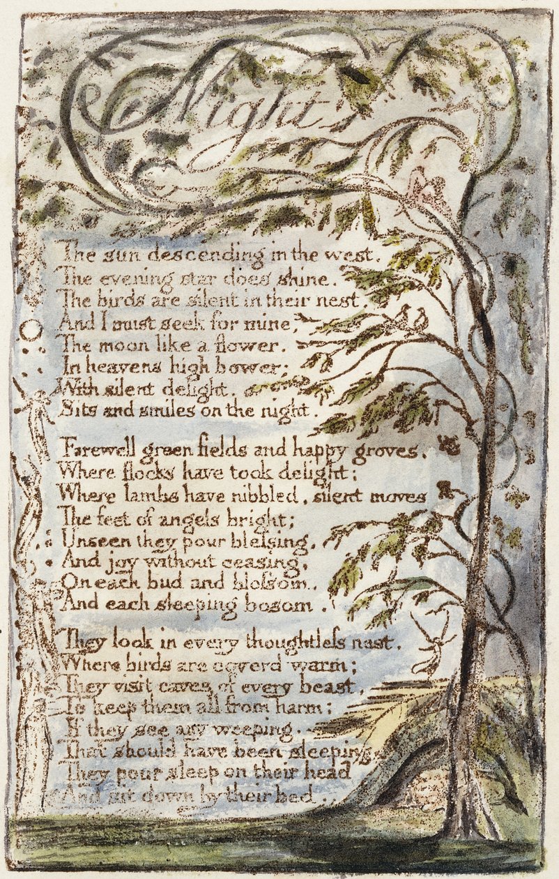 Night, 1789 by William Blake