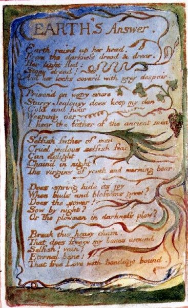 Earth's Answer: plate 31 from Songs of Innocence and of Experience ...