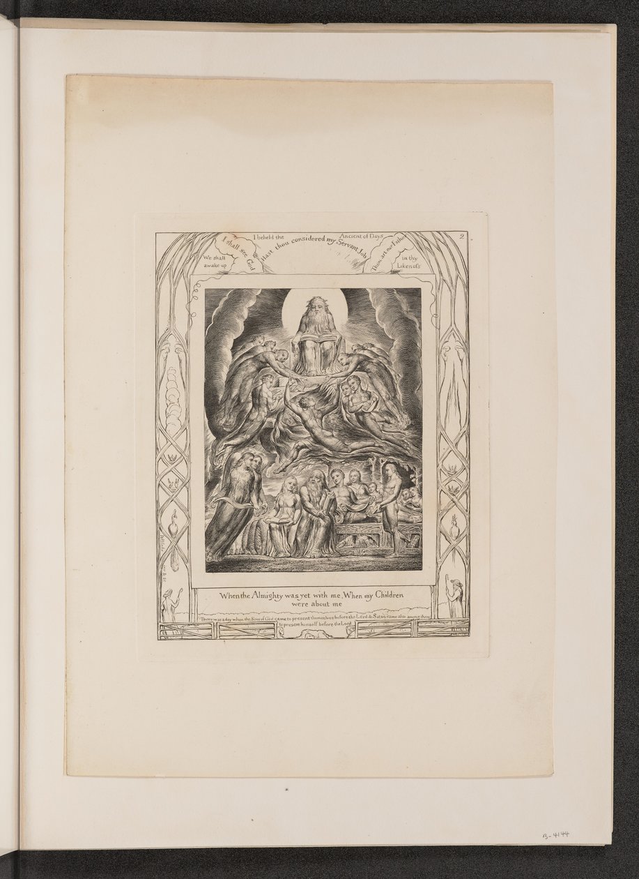 Satan Before the Throne of God by William Blake