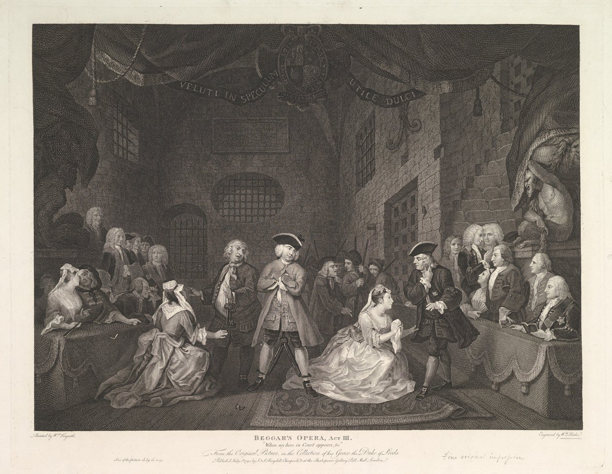 The Beggars Opera, Act III by William Blake