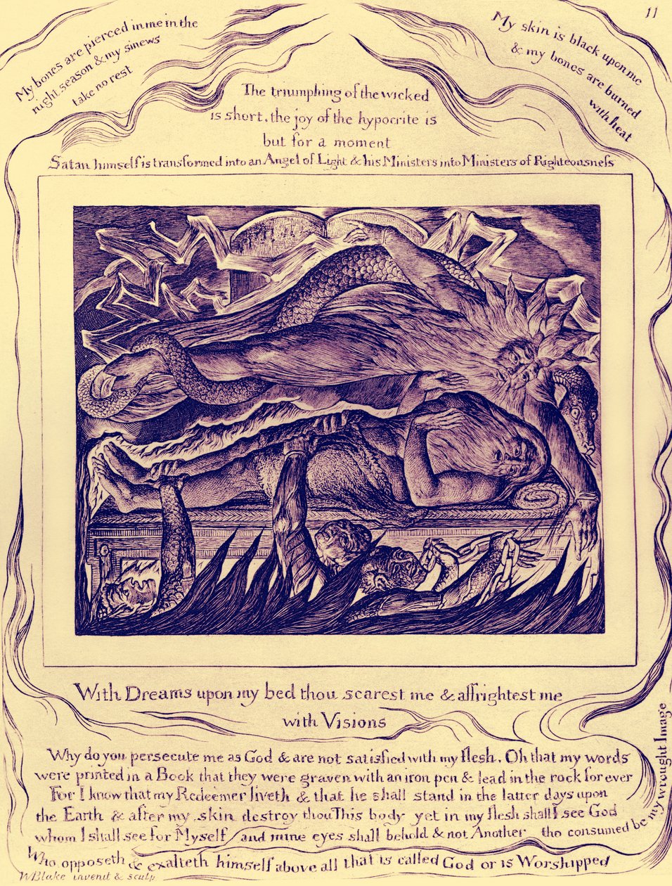 The Book of Job Illustrations by William Blake