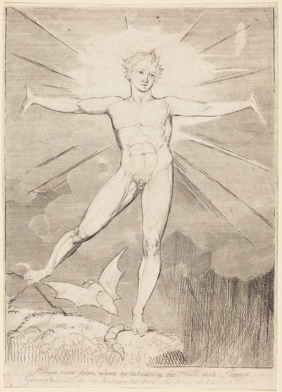 The Dance of Albion (Glad Day) by William Blake