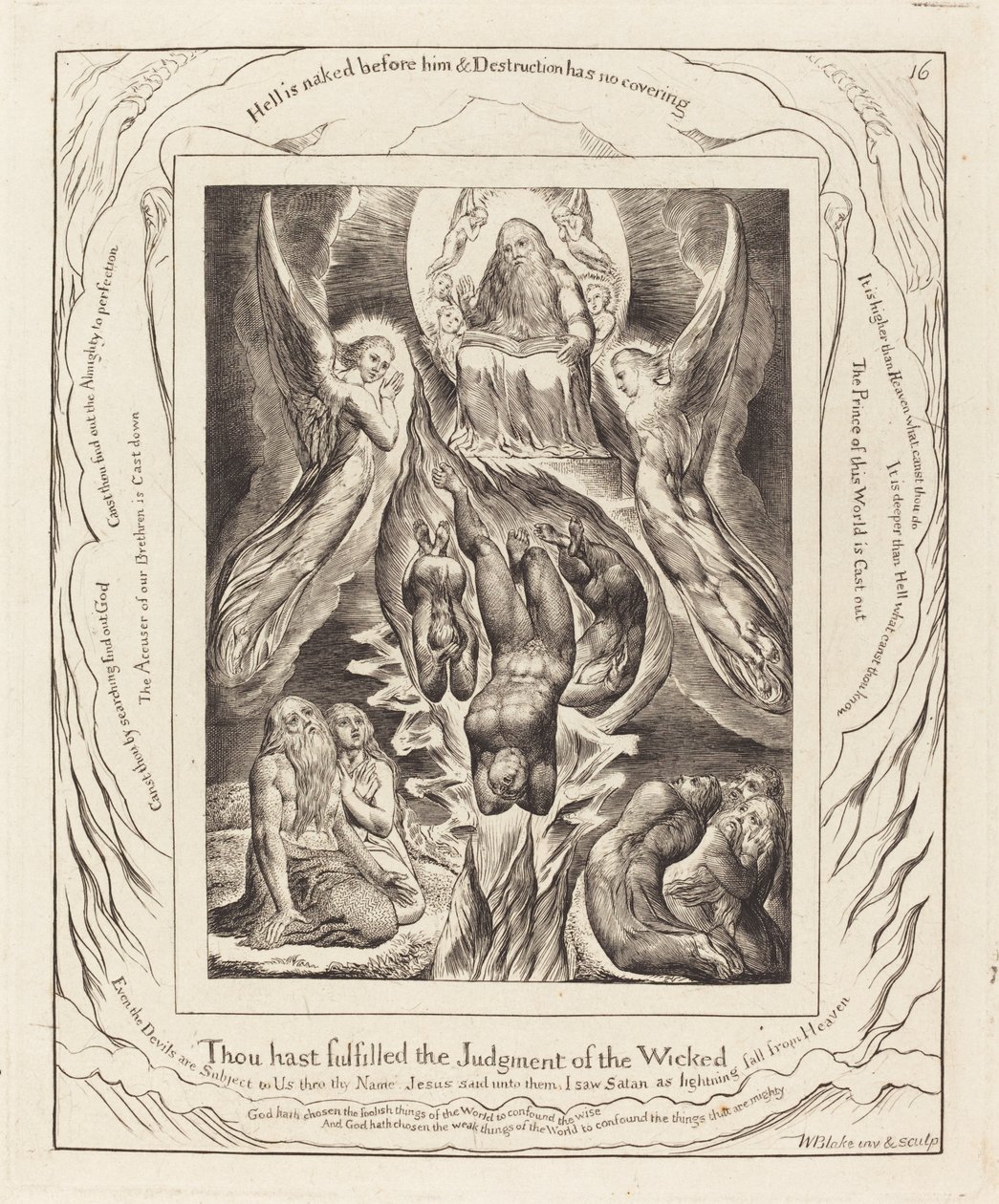 The Fall of Satan by William Blake