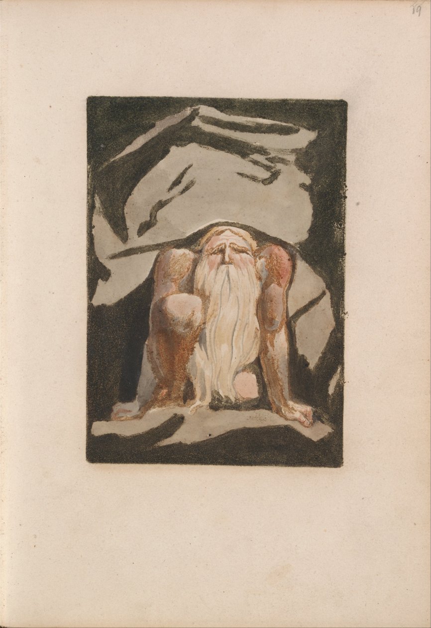 The First Book of Urizen, Plate 23 (Bentley 9) by William Blake