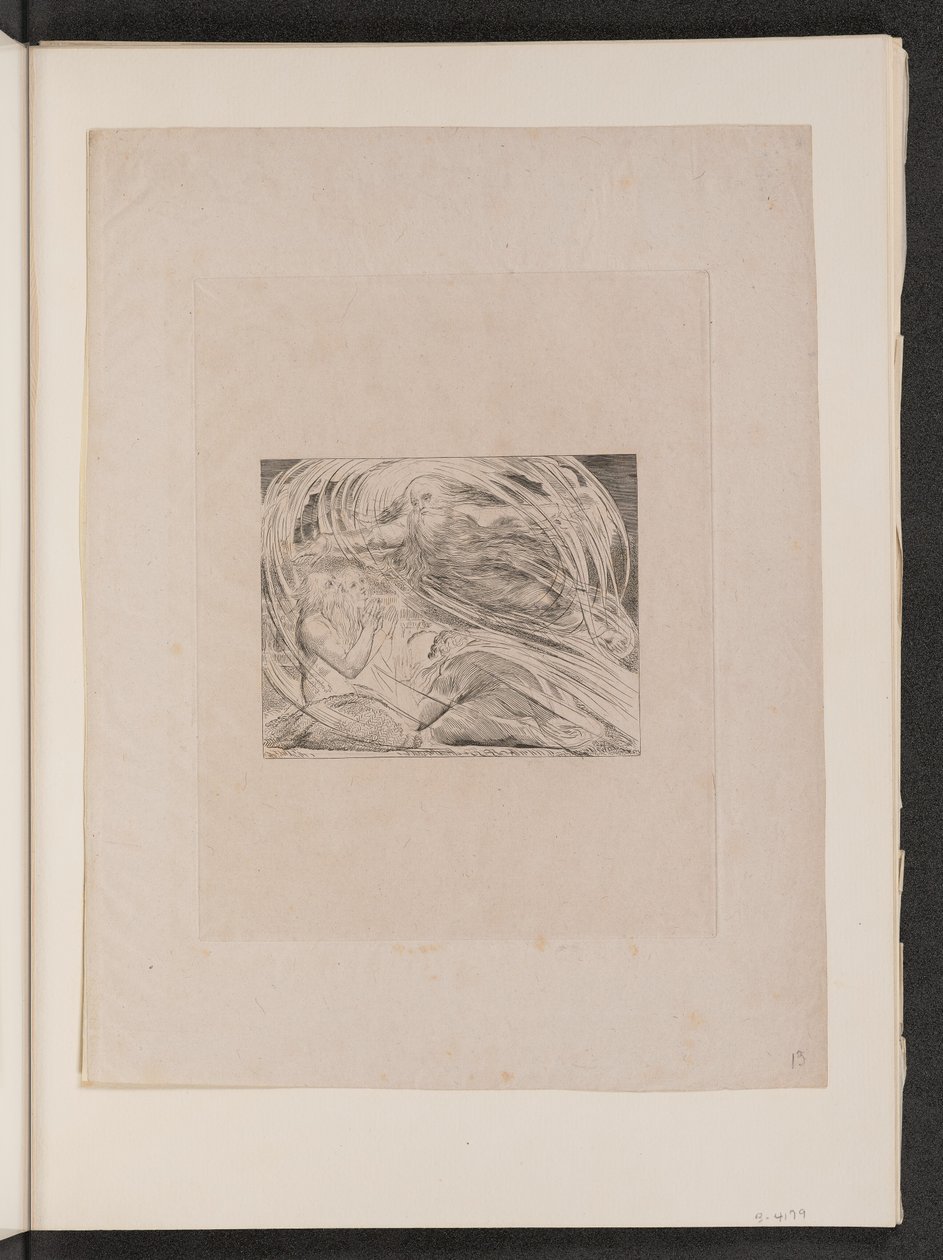 The Lord Answering Job out of the Whirlwind by William Blake