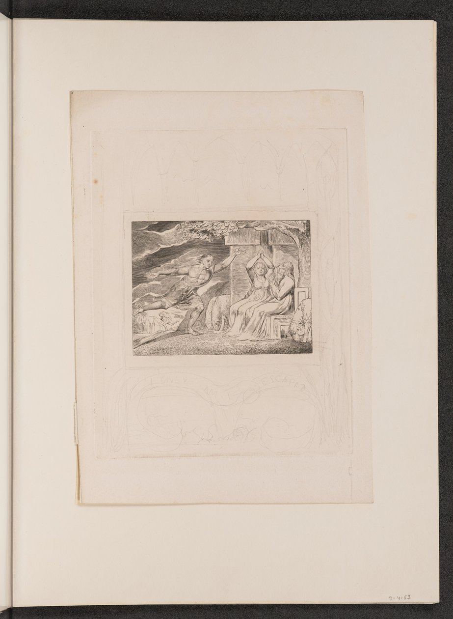 The Messengers Tell Job of His Misfortunes by William Blake