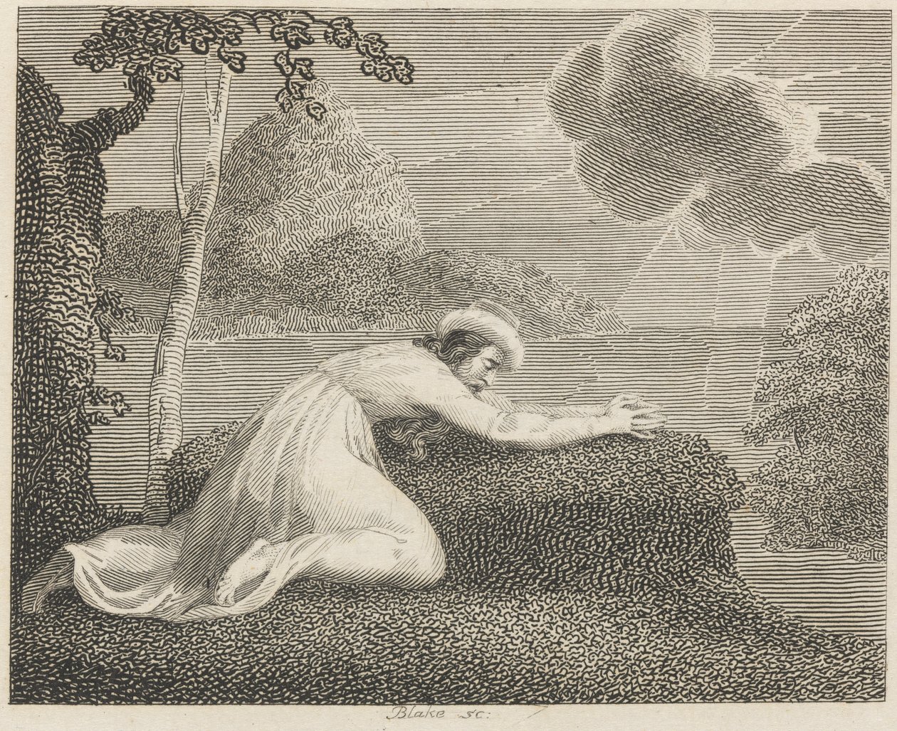 The Persian, the Sun, and the Cloud by William Blake