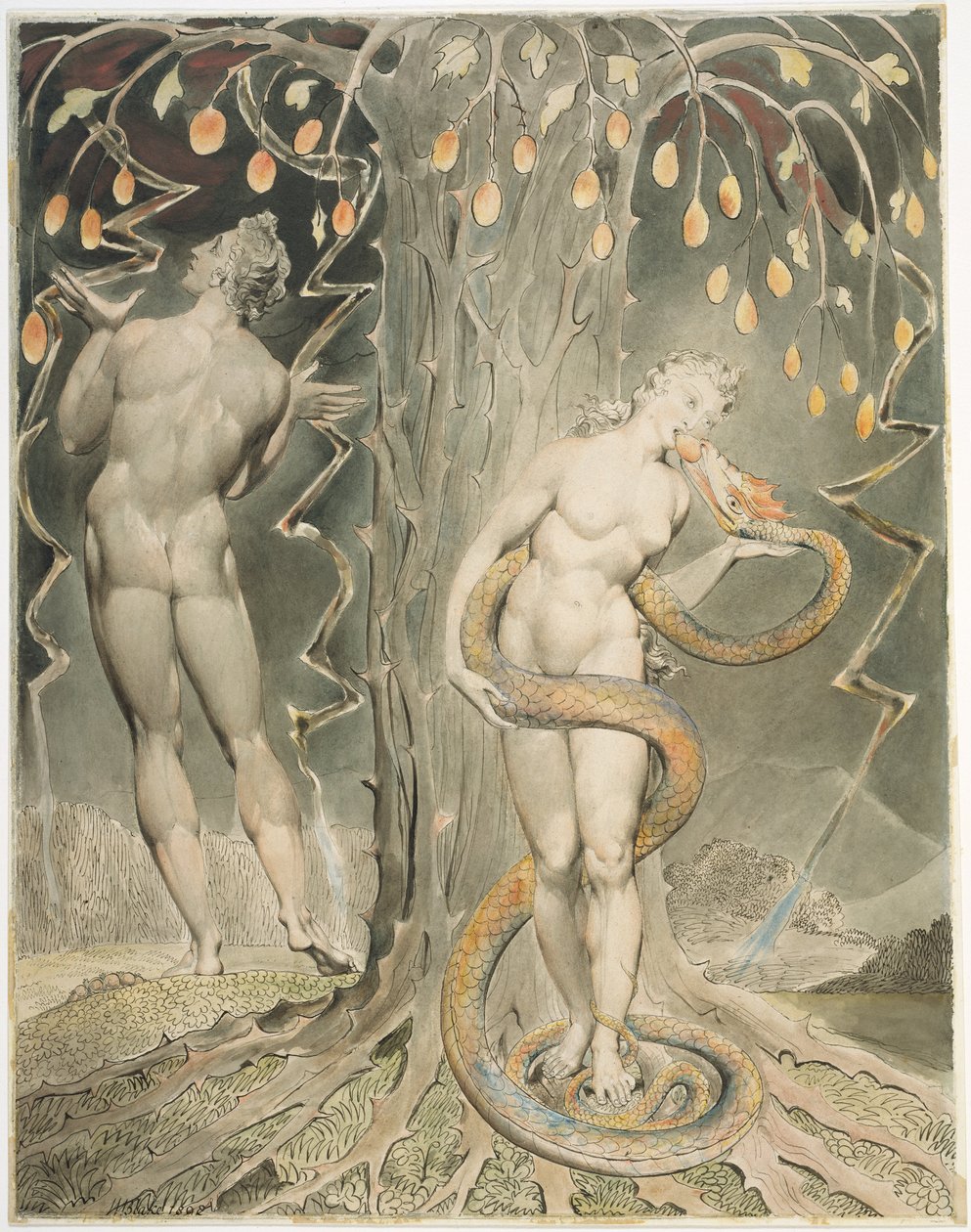The Temptation and Fall of Eve (Illustration to Milton